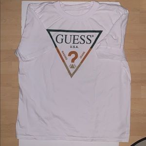 Guess White T Shirt